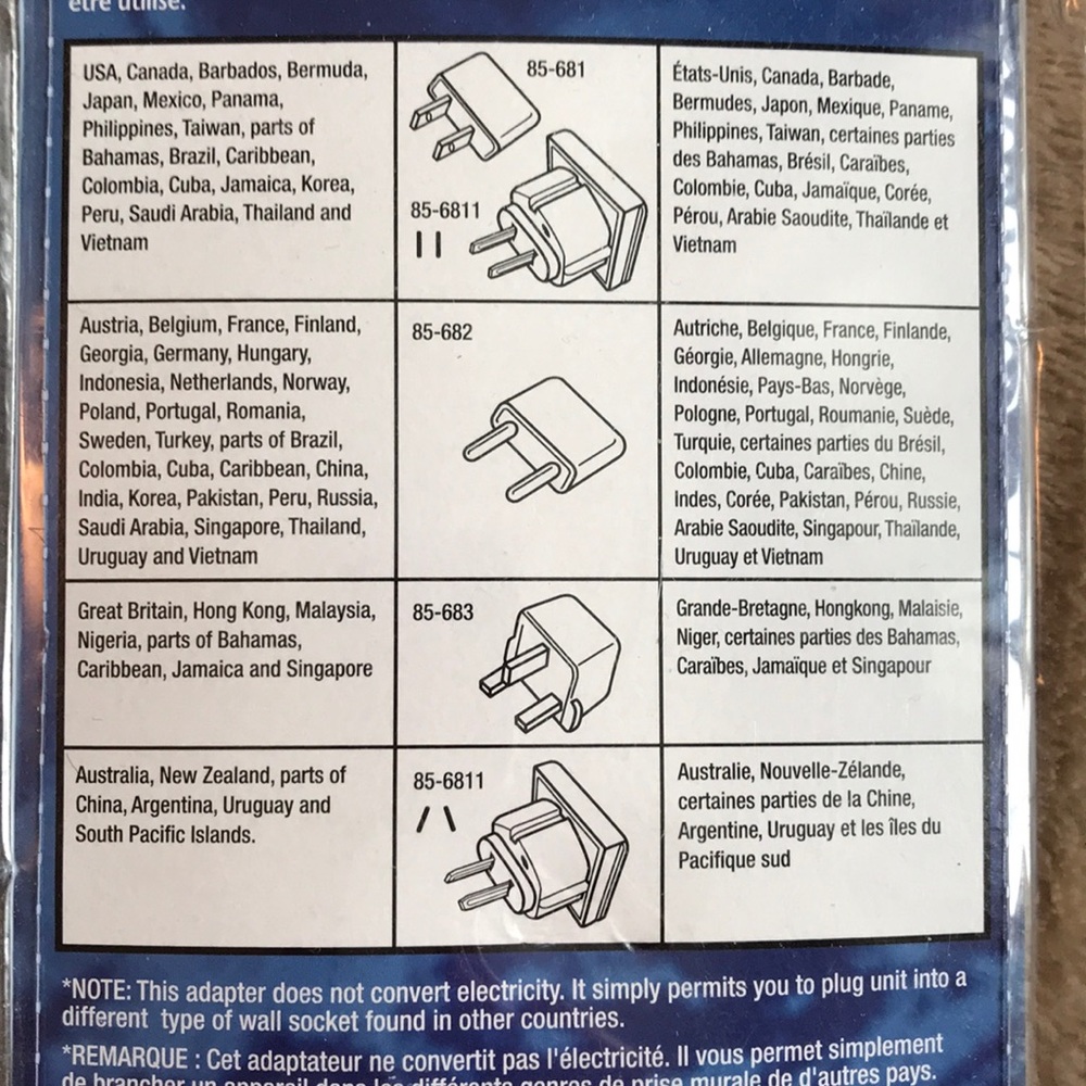 Travel Adapter Plug ‼️ - Picture 2 of 3